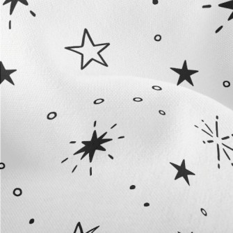 Hand Drawn Various Stars Lightweight Performance Linen