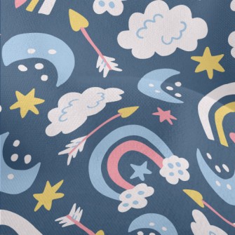 Rainbow At Night Lightweight Performance Linen