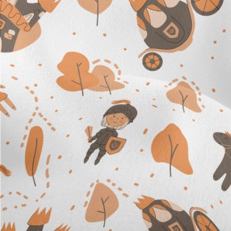 Princess And Knight, Castle Lightweight Performance Linen