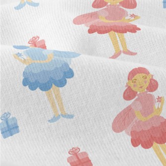 Blue And Pink Witch With Gift Modern Jersey