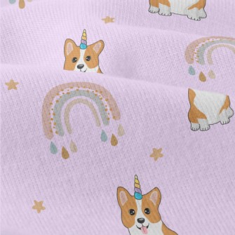 Cute Corgi And Rainbow Modern Jersey