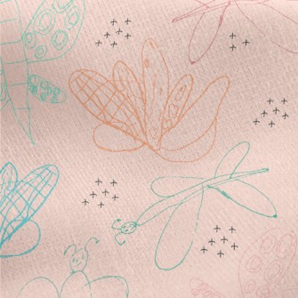 Children&#39;s Hand-painted In Jersey Backed Fleece