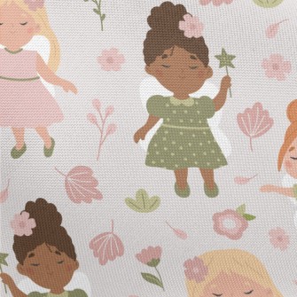 Fairy Tale Fairy And Flowers Pongee