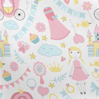 Colorful Fairy Tale World Pongee