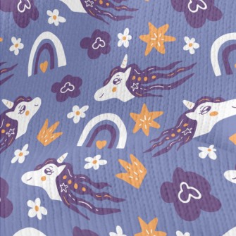 Elegant Unicorn With Crown Stretch Jersey