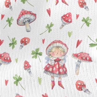 Red Magic Mushroom Elf Stretch Jersey