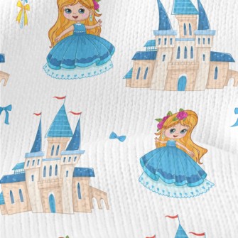 Beautiful Princess And Castle Stretch Jersey