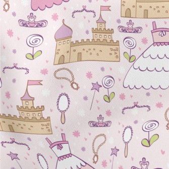 Princess Themed Children's Lightweight Cotton Poplin