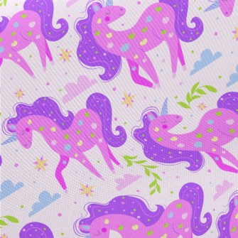 Apple Pattern Unicorn Midweight Cotton Poplin