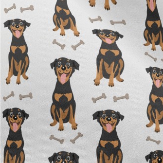 Happy Black Hound Chiffon