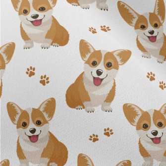 Smiling Corgi Chiffon