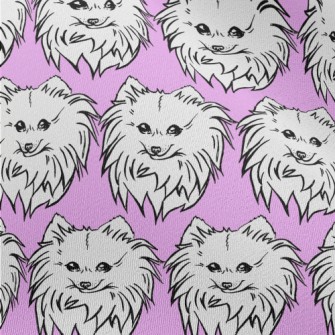 Cute Pomeranian Chiffon
