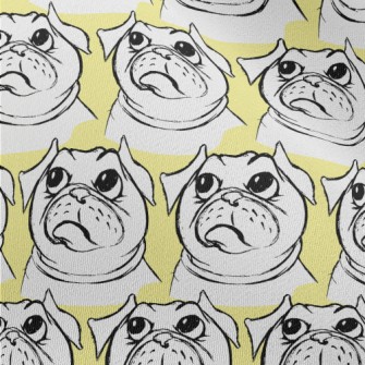 Pouting Pug Chiffon