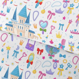 Princess Jewelry And Castle Waterproof Oxford