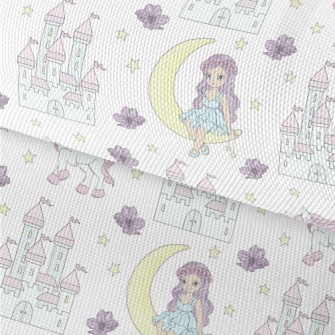 Moon Princess And Unicorn Waterproof Oxford