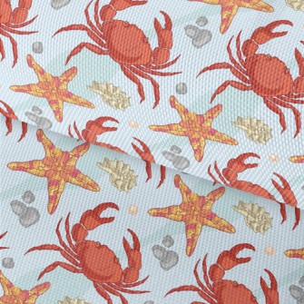 Crab And Starfish Waterproof Oxford