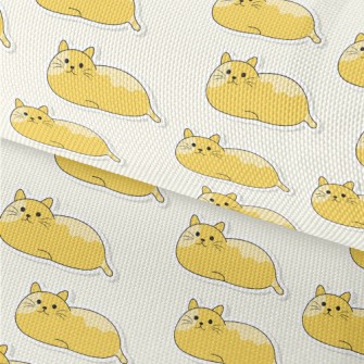 Lying Orange Cat Waterproof Oxford