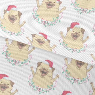 Merry Christmas Puppy Waterproof Oxford