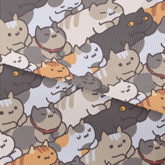 Cartoon Cat Stacking Waterproof Oxford