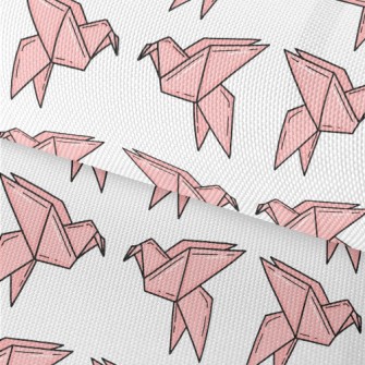 Pink Paper Cranes Waterproof Oxford