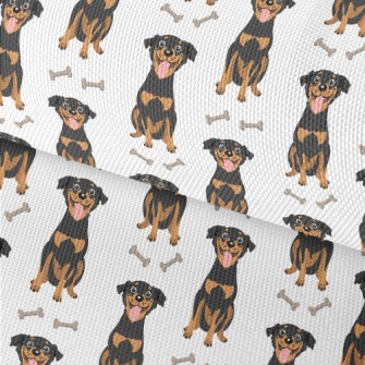 Happy Black Hound Waterproof Oxford