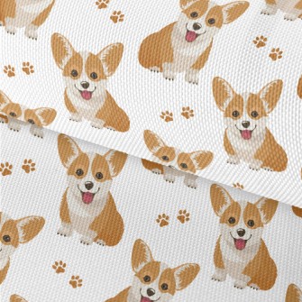 Smiling Corgi Waterproof Oxford