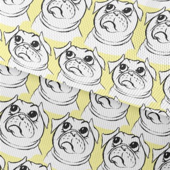 Pouting Pug Waterproof Oxford