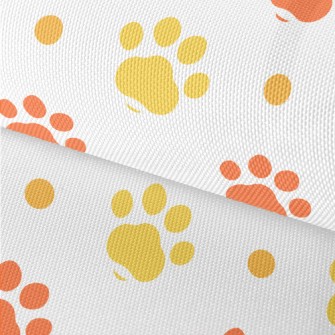 Two-color Dog Footprints Waterproof Oxford