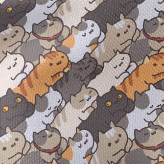 Cartoon Cat Stacking Waterproof Canvas