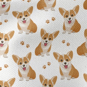Smiling Corgi Waterproof Canvas