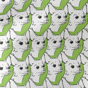 Cute Chihuahua Waterproof Canvas