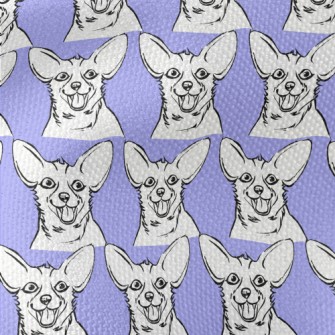 Funny Dog With Tongue Out Waterproof Canvas