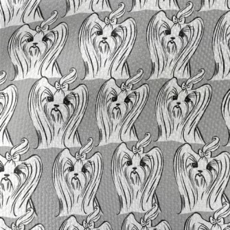 Bow Tie Yorkshire Terrier Waterproof Canvas