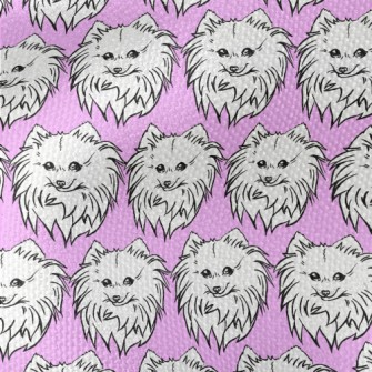 Cute Pomeranian Waterproof Canvas