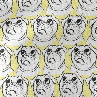 Pouting Pug Waterproof Canvas