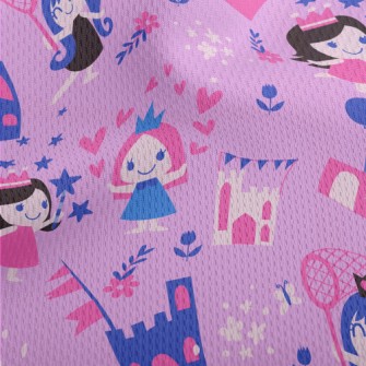 Princesses Having Fun Athletic Mesh Flat Back