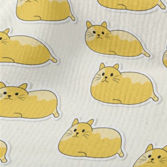 Lying Orange Cat Terry