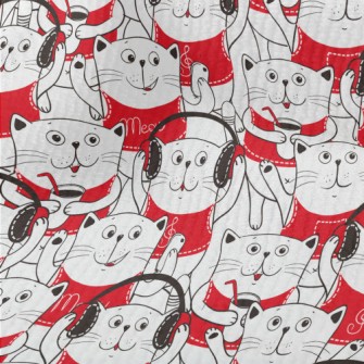 White Cat Illustration Terry