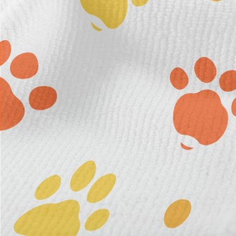 Two-color Dog Footprints Terry