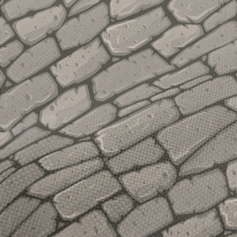 Irregular Stone Wall Performance Linen
