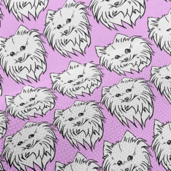 Cute Pomeranian Performance Linen