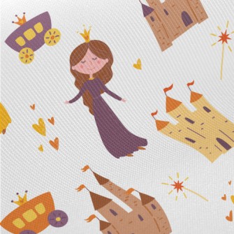 Two Princesses And A Castle Twill