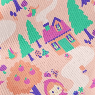 Little Girl In The Forest Standard Corduroy