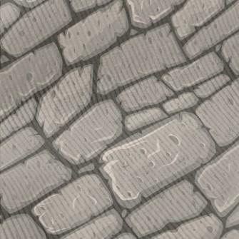 Irregular Stone Wall Standard Corduroy