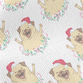 Merry Christmas Puppy Standard Corduroy