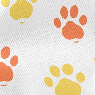 Two-color Dog Footprints Standard Corduroy