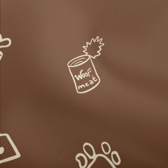 Hand Drawn Dog Food Dobby
