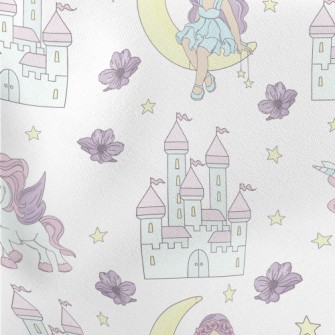 Moon Princess And Unicorn Stretch Ponte
