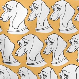 Funny Expression Dachshund Stretch Ponte
