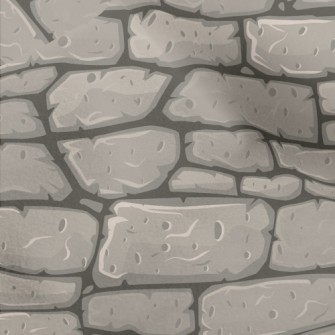 Irregular Stone Wall Micro Fleece